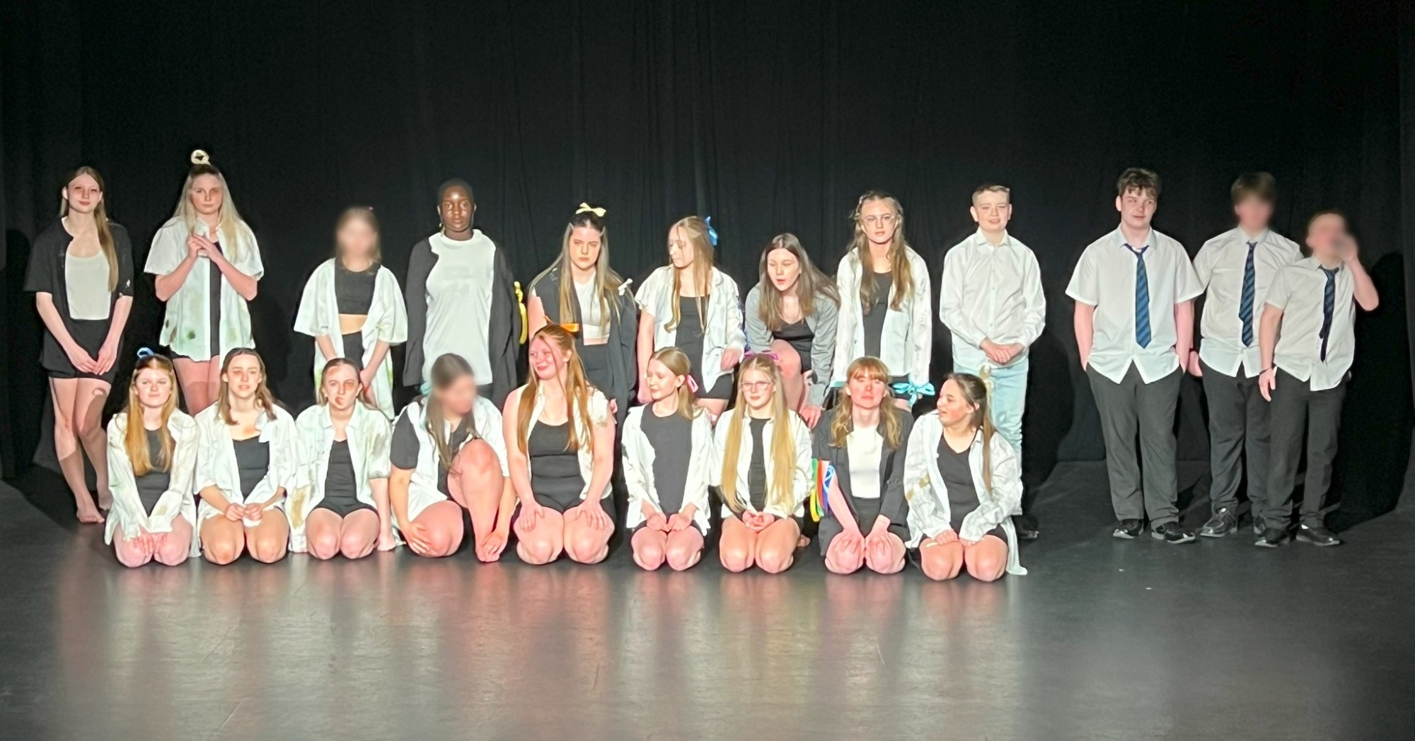 Photo of students on stage