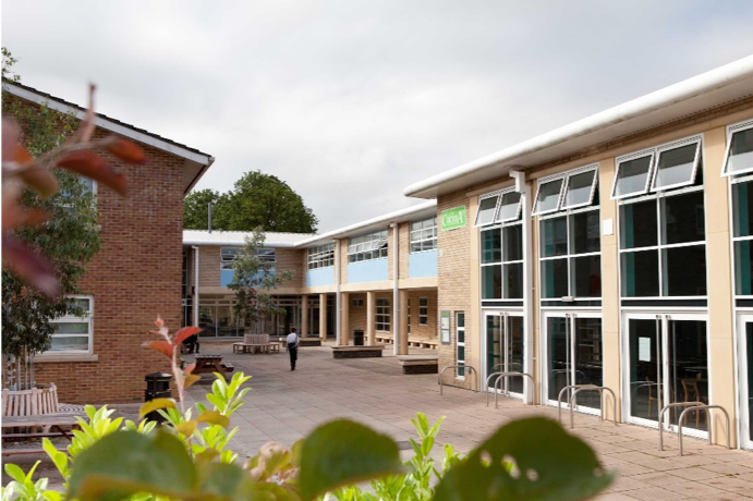 A picture of AMVC internal paved area
